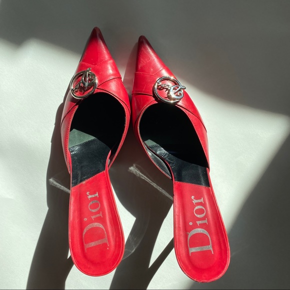 vintage dior mules - Picture 1 of 4